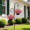 Artificial Flowers for Outdoors, 12 Bundles Multicolor Silk Fake Flower for Spring Summer Decoration, UV Resistant No Fade Artificial Outdoor Plants for Home Planter Porch Patio Yard Decor